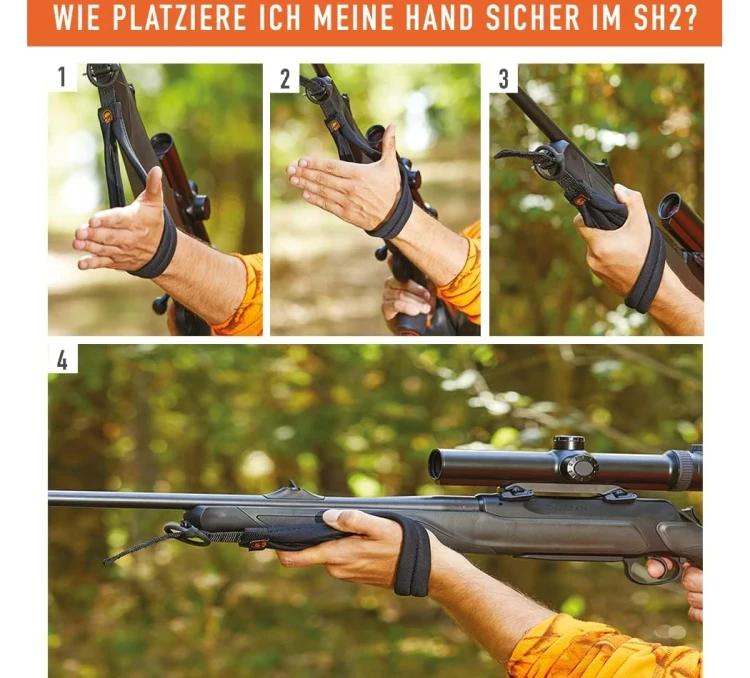 Uchwyt do broni Sauenhammer Boarhammer SH2 Keiler - Czarny