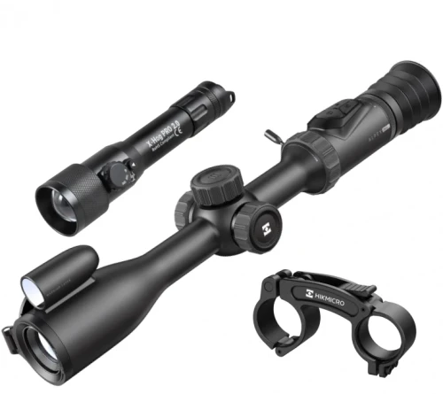 Celownik noktowizyjny HIKMICRO Alpex Pro LRF A50PL + iluminator X-HOG Pro v2 940/850 nm
