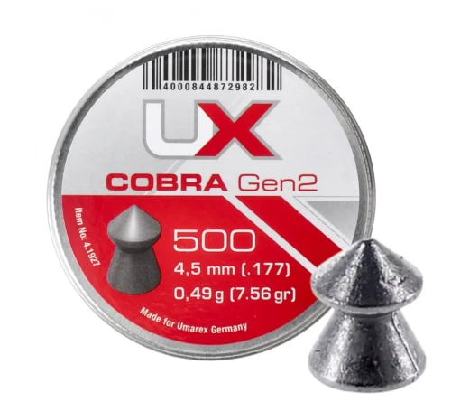 Śrut Diabolo UX Cobra Gen.2 4,5 mm (500)