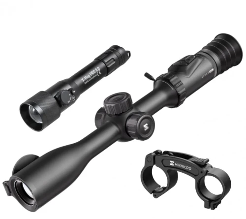 Celownik noktowizyjny HIKMICRO Alpex Pro A50P + iluminator X-HOG Pro v2 940/850 nm