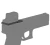 Uniwersalna płytka montażowa 4w1 pod kolimator do pistoletu GLOCK - SCFRM-GK11