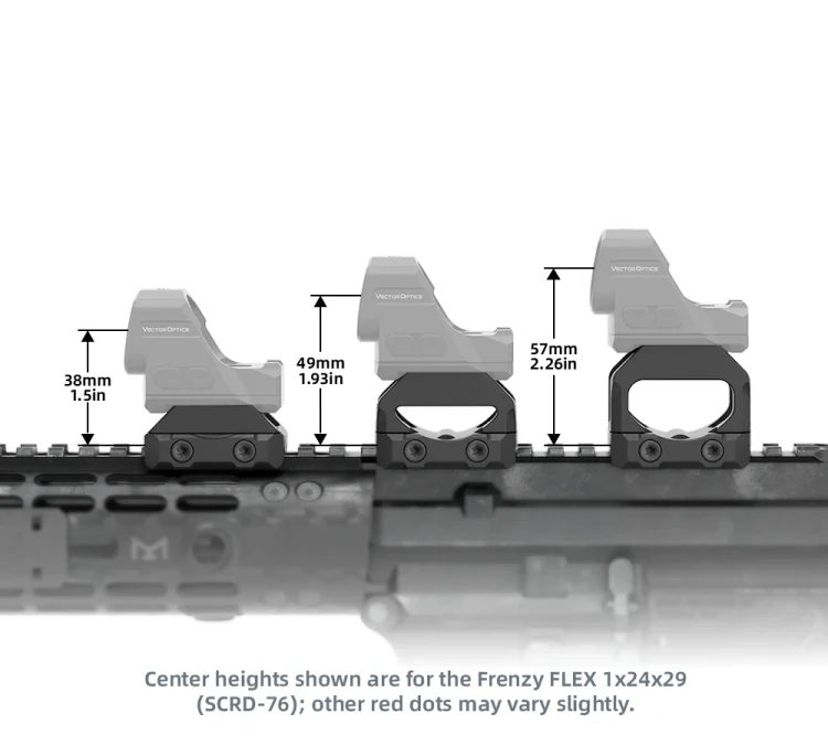 Montaż modułowy Vector Optics VAS - Niski - 21mm Picatinny - SCRA-75