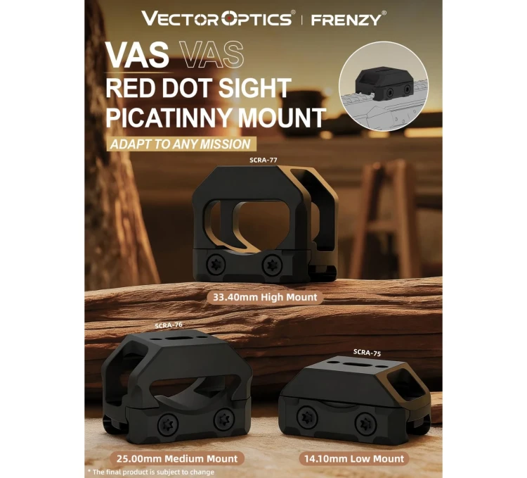 Montaż modułowy Vector Optics VAS - Niski - 21mm Picatinny - SCRA-75