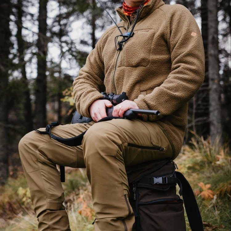 Spodnie Pinewood Furudal Hunters Hybrid Stretch 5914 - Olive Green
