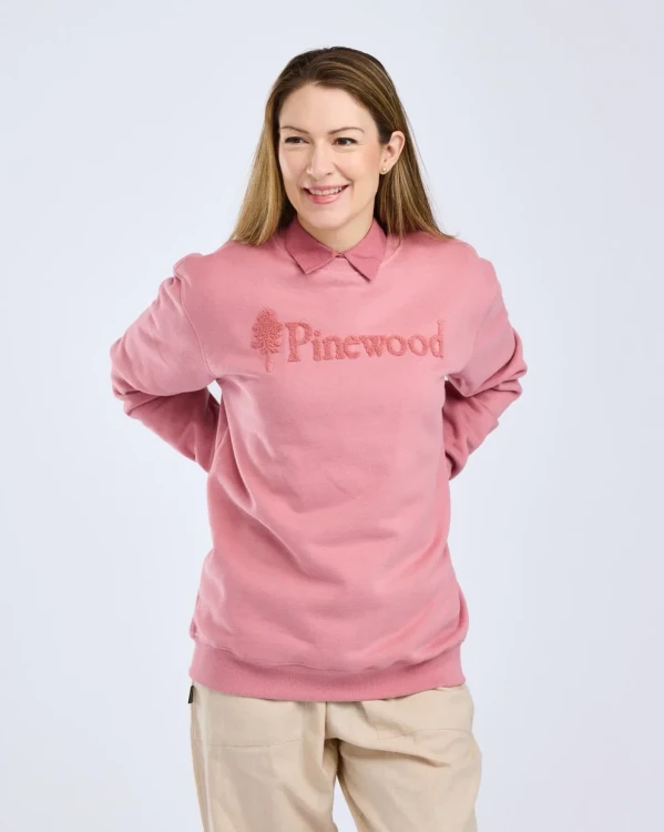 Bluza Pinewood Varnamo Logo 5468 - Dusty Pink