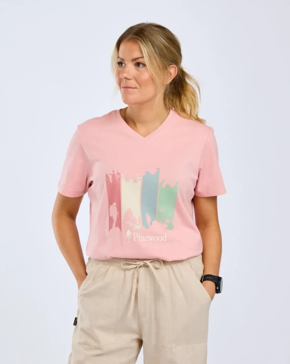 Koszulka damska Pinewood Finnveden 3449 - D. Pink Mel Adventure