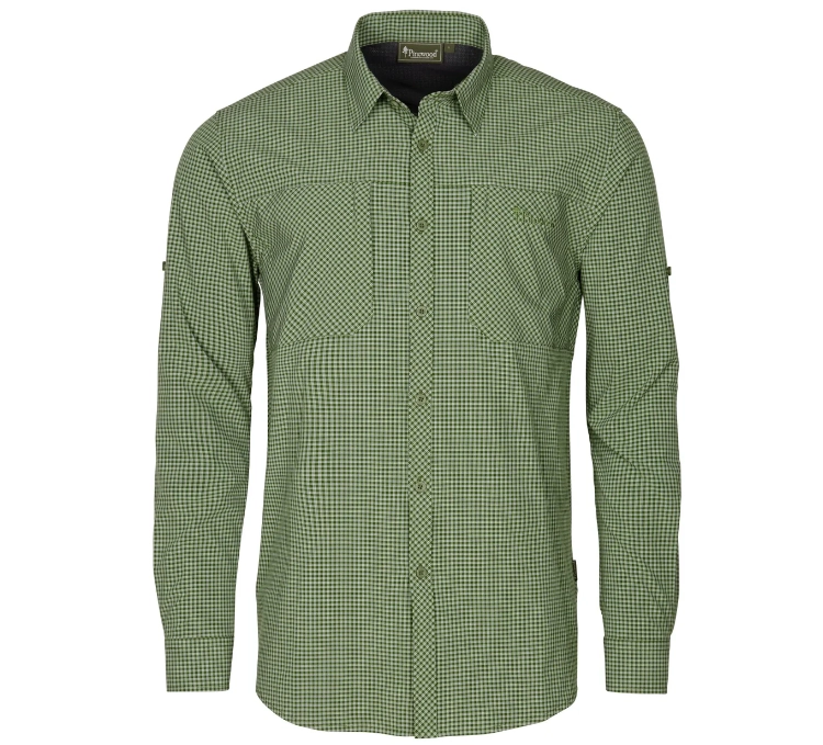 Koszula Pinewood Nature Safe 5341 - Pine Green/Off White