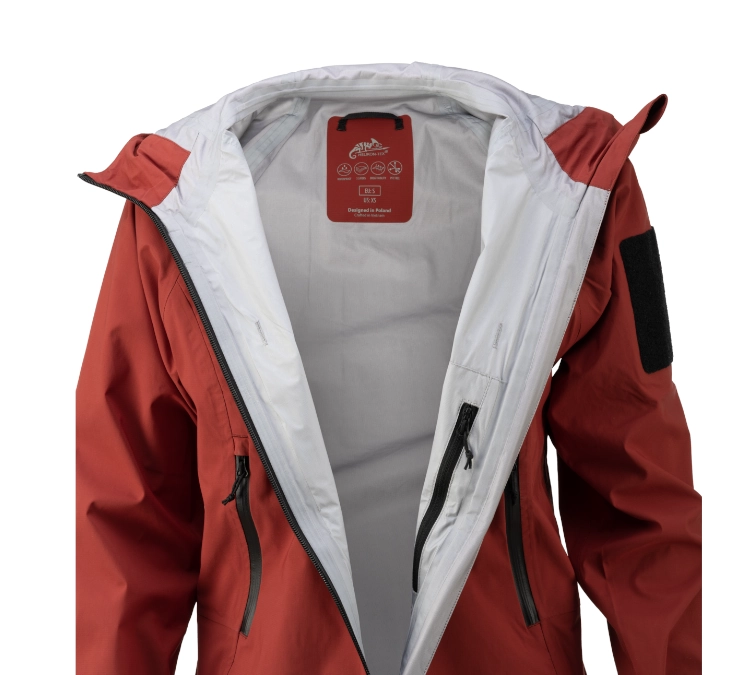 Kurtka damska Helikon Hardshell Squall - Crimson Sky (KU-SWH-TR-83)