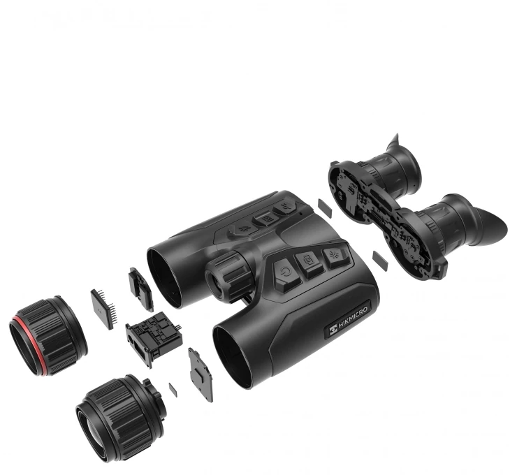 Lornetka termowizyjna HIKMICRO Habrok 4K HQ35L LRF + dwa iluminatory 850/940 nm