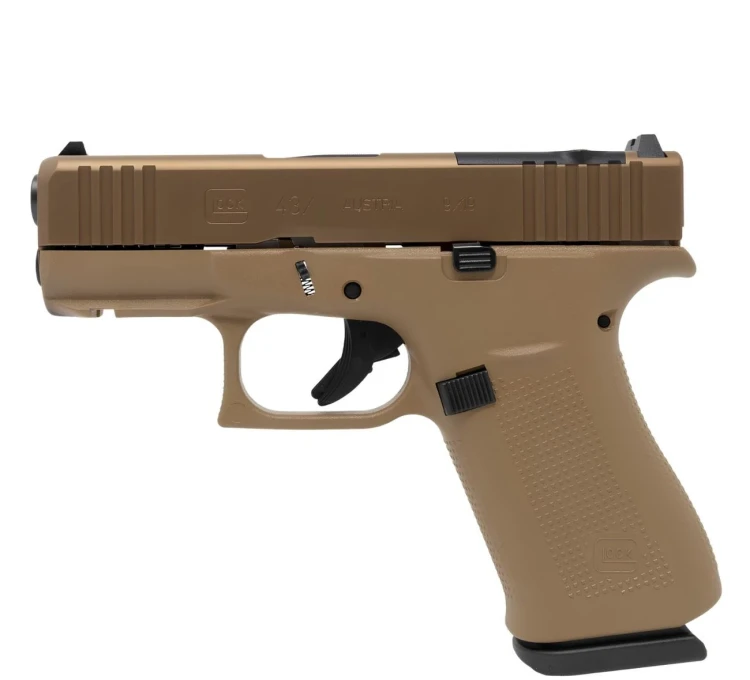 Pistolet GLOCK 43X MOS Coyote kal.9mm Para (18101)