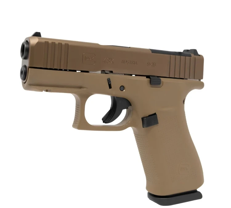 Pistolet GLOCK 43X MOS Coyote kal.9mm Para (18101)