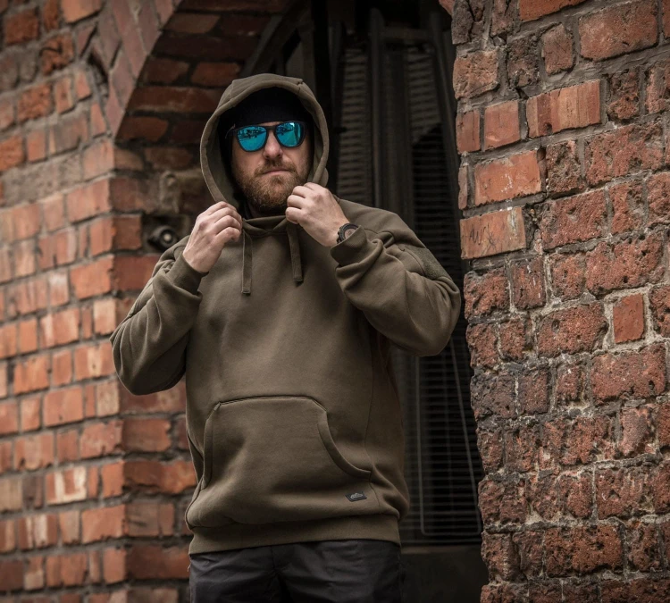 Bluza Helikon Urban Tactical Hoodie Lite (Kangaroo) - Czarny (BL-ULK-CB-01)