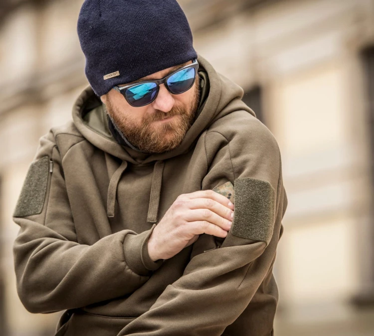 Bluza Helikon Urban Tactical Hoodie Lite (Kangaroo) - Czarny (BL-ULK-CB-01)