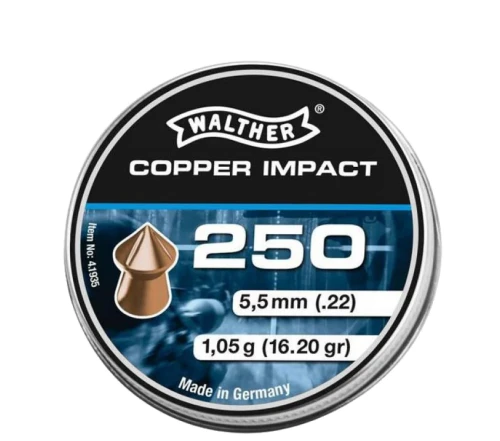 Śrut diabolo Walther Copper Impact 5,5 mm (250)