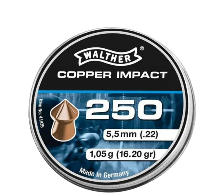 Śrut diabolo Walther Copper Impact 5,5 mm (250)