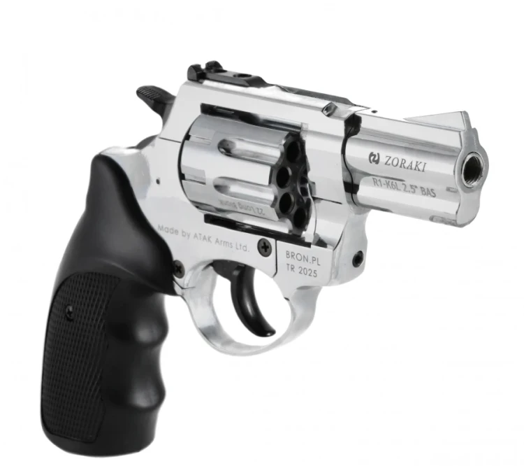 Rewolwer hukowy BAS Zoraki R1-K6L 2,5" Chrome kal.6mm Long