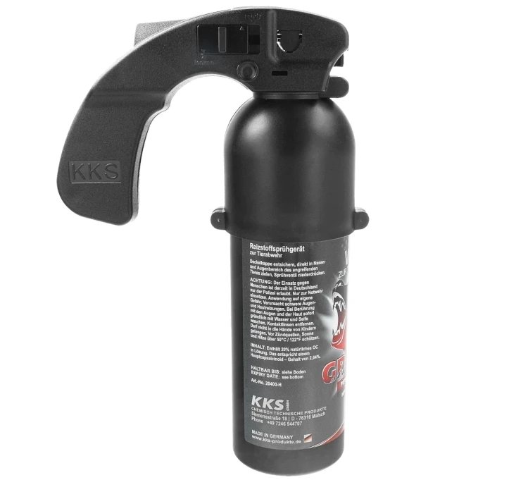 Gaz pieprzowy KKS VESK Grizzly Gel 4mln SHU, 20,0% OC (20400-H) - żel - 400 ml