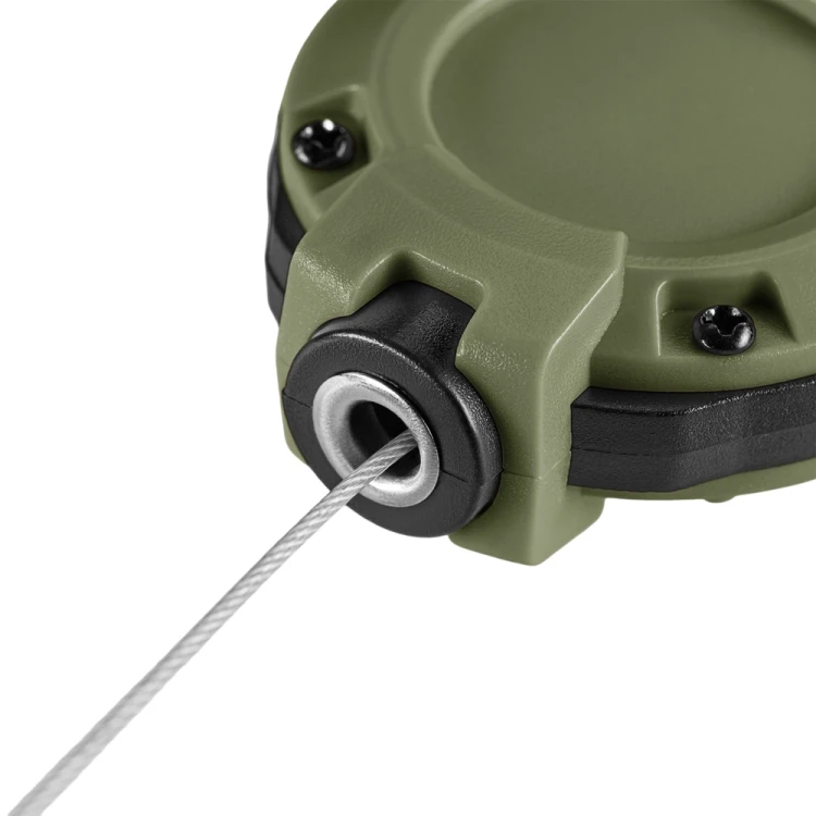 Karabińczyk z linką na klucze M-Tac - Olive