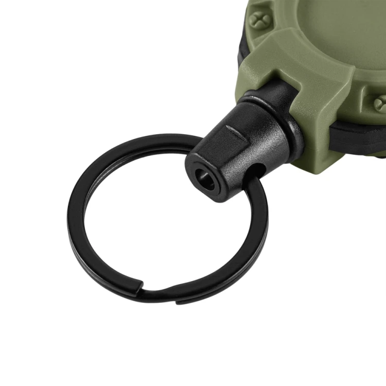 Karabińczyk z linką na klucze M-Tac - Olive