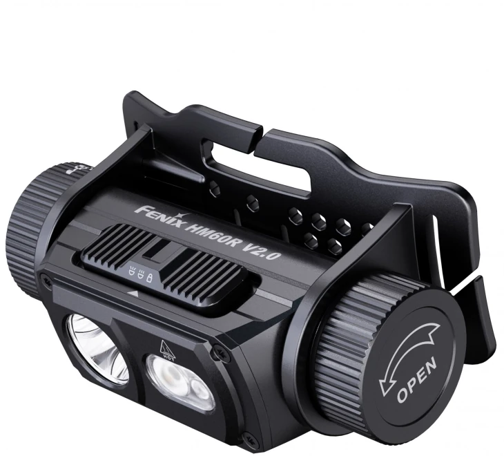 Latarka czołowa Fenix HM60R v2.0 - Czarny - 1600 lm