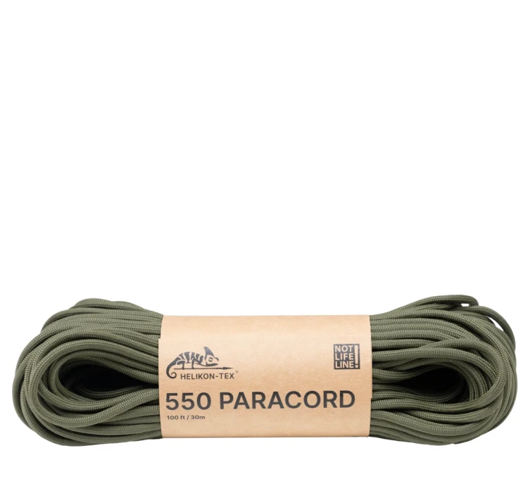 inka Helikon 550 Paracord (100ft) - Olive Drab (CD-WL1-NL-32)