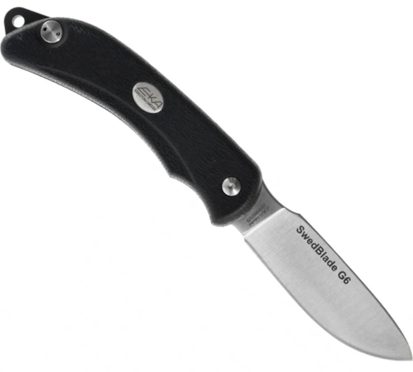 Nóż składany myśliwski EKA SwedBlade G6 - Czarny