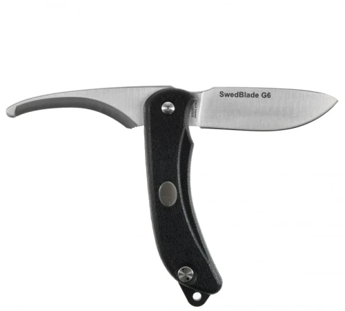 Nóż składany myśliwski EKA SwedBlade G6 - Czarny