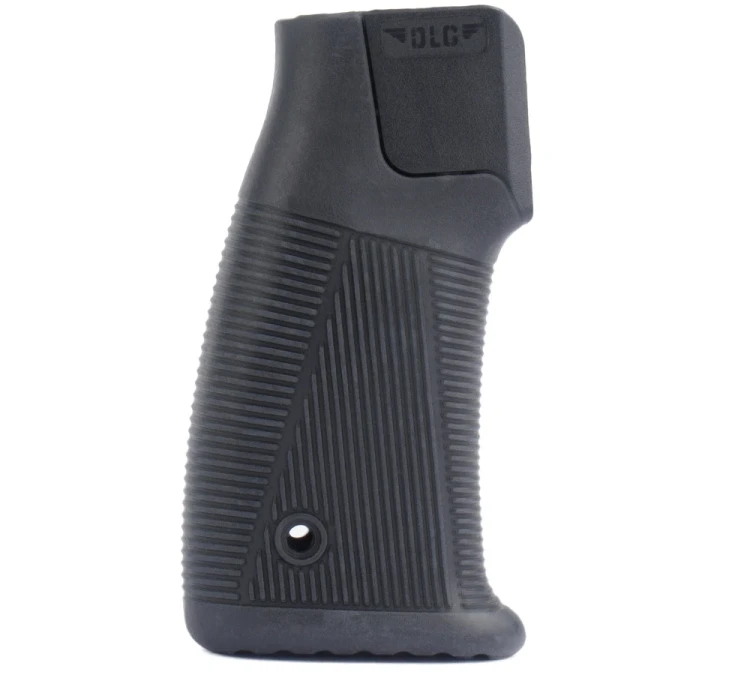Chwyt pistoletowy do AR15 DLG TACTICAL gumowany, polimer - Czarny - DLG-182
