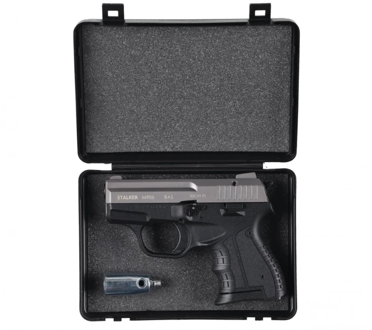 Pistolet hukowy STALKER M906 tytan kal.22 Long (M906GTP)