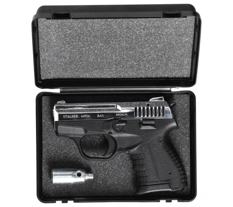 Pistolet hukowy STALKER M906 chrom błysk kal.22 Long (M906SCP)