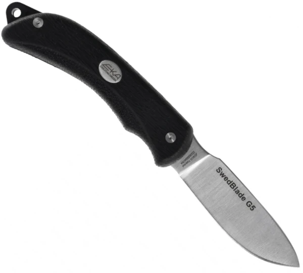 Nóż składany myśliwski EKA SwedBlade G5 - Czarny