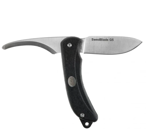 Nóż składany myśliwski EKA SwedBlade G5 - Czarny