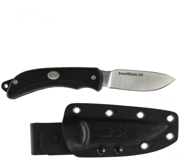 Nóż składany myśliwski EKA SwedBlade G5 - Czarny