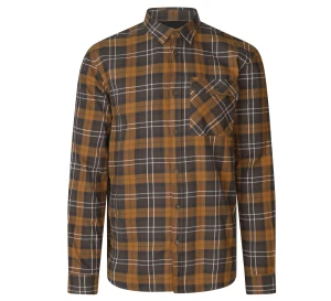 Koszula Seeland Glen - Dark Brown/Camel Check
