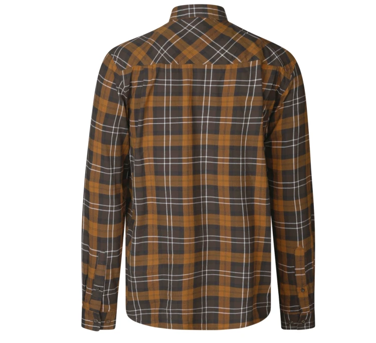 Koszula Seeland Glen - Dark Brown/Camel Check