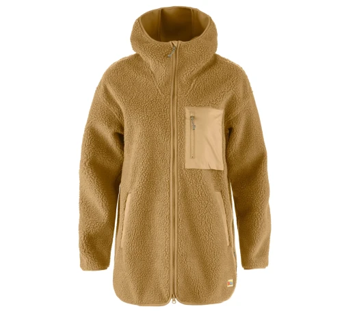 Bluza damska Fjällräven Vardag Pile Fleece Long 14600256 - Buckwheat Brown (232)