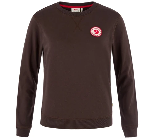 Bluza damska Fjällräven 1960 Logo Badge 87230 - Black Oak (294)