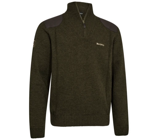 Sweter Deerhunter Finley 1/2-Zip 8711 - Woodland Melange