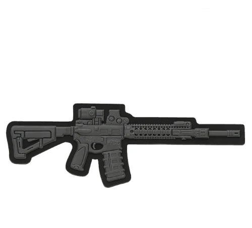 Naszywka M-TAC AR-15 3D PVC - Dark Grey