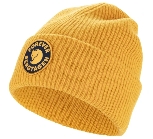 Czapka Fjällräven Bergtagen Forever Wool Beanie 13100187 - Mustard Yellow (161)