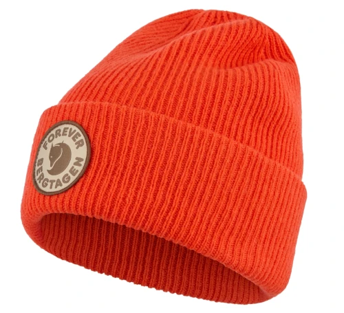 Czapka Fjällräven Bergtagen Forever Wool Beanie 13100187 - Flame Orange (214)