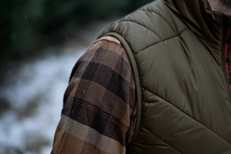 Kamizelka podgrzewana Härkila Heat Insulated - Willow Green/Shadow Brown