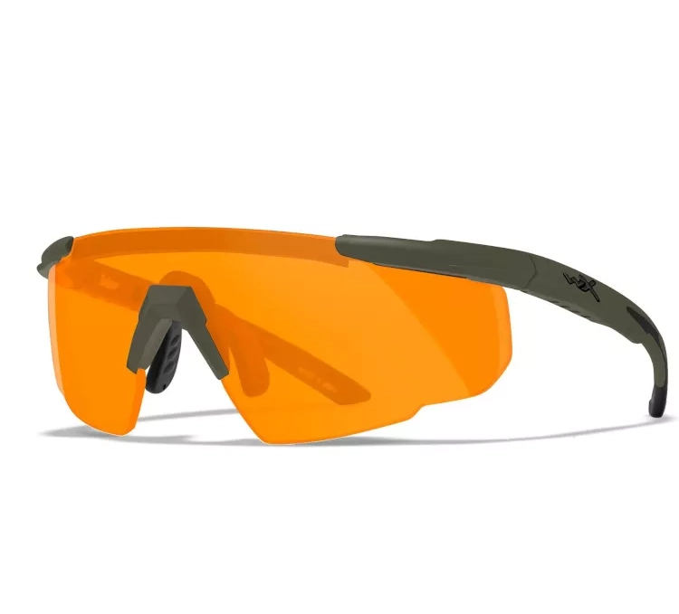Okulary Wiley X SABER ADVANCED - Smoke/Clear/Rust OD Green Frame (308G)