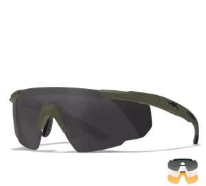 Okulary Wiley X SABER ADVANCED - Smoke/Clear/Rust OD Green Frame (308G)