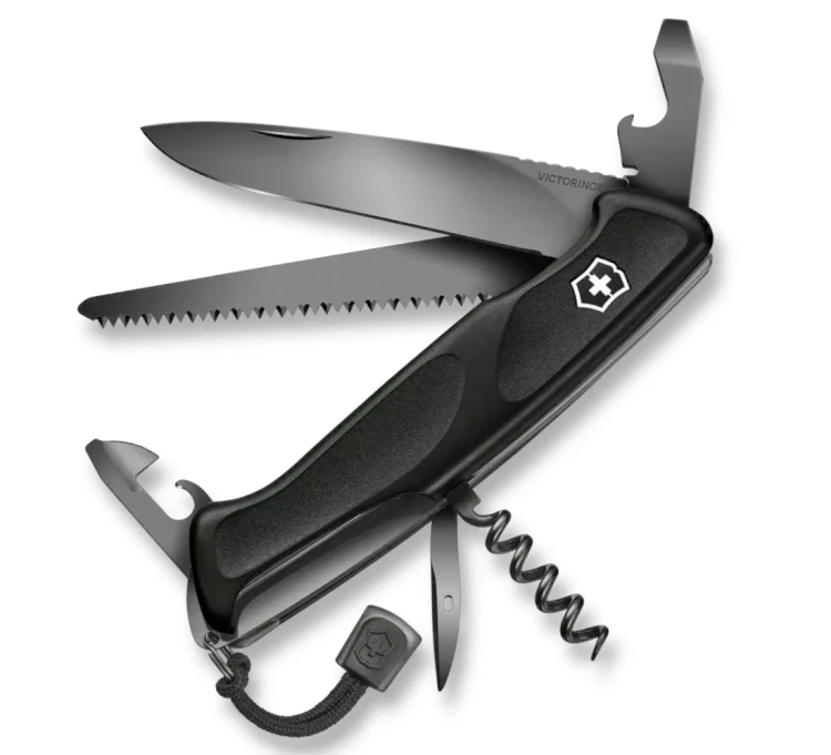 Scyzoryk Victorinox Ranger 55 Grip 0.9563.C31P (130mm) - Onyx Black
