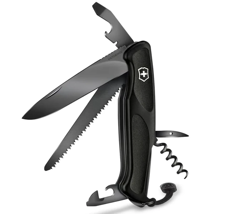 Scyzoryk Victorinox Ranger 55 Grip 0.9563.C31P (130mm) - Onyx Black