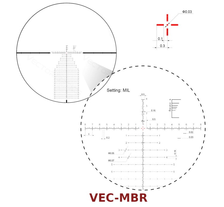 Luneta Vector Optics Continental x6 5-30x56 - FFP - VEC-MBR - SCFF-41