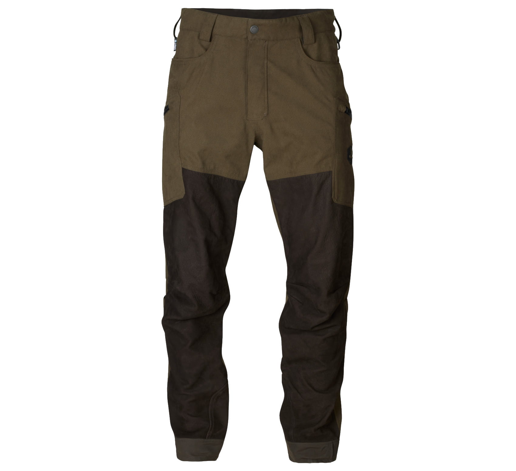 Spodnie Härkila Driven Hunt HWS Leather - Willow Green/Shadow Brown