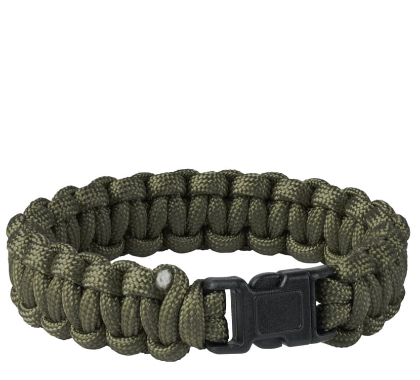 Bransoletka Helikon Paracord Survival - Olive Green (AC-SBR-NL-02)