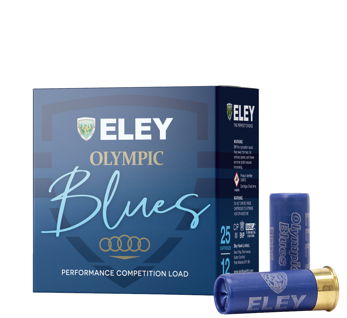 ELEY 12/70 OLYMPIC BLUES (7,5-TRAP) 2,40mm 28g (25)